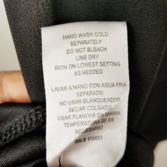 Want and Need Crochet Sleeve Shift Dress Black - Picture 13 of 14